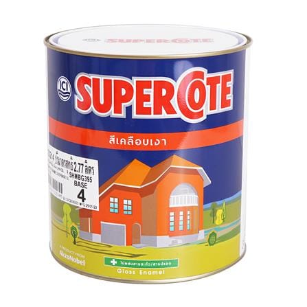 สีน้ำมัน DULUX SUPERCOTE CS4 สีใส เงา 3 ลิตร_0