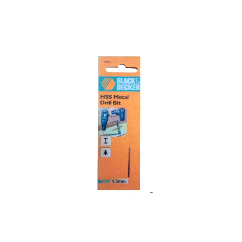 ดอกเจาะเหล็ก BLACK&DECKER A8062 1.5 มม.