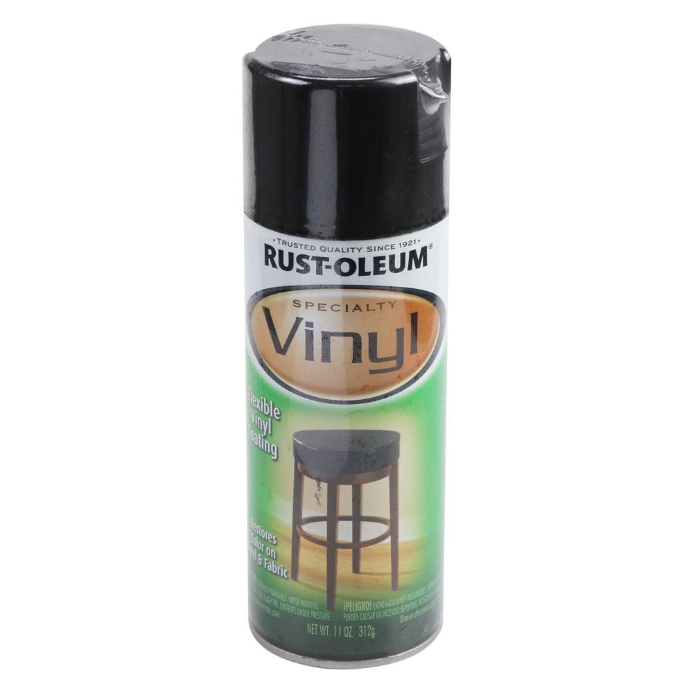 สีสเปรย์ไวนิล RUST-OLEUM ดำ 11 ออนซ์