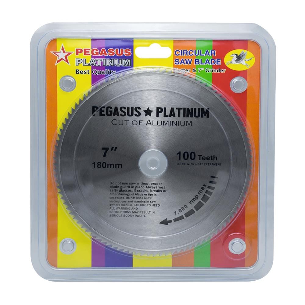 ใบเลื่อยวงเดือน PEGASUS 7 นิ้ว 100 ซี่ฟัน