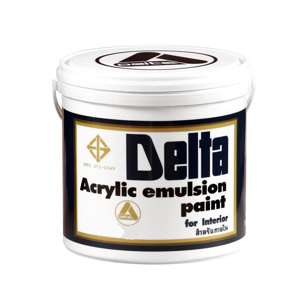 สีน้ำทาภายใน ชนิดด้าน DELTA ACRYLIC EMULSION PAINT 199 M 1 แกลลอน