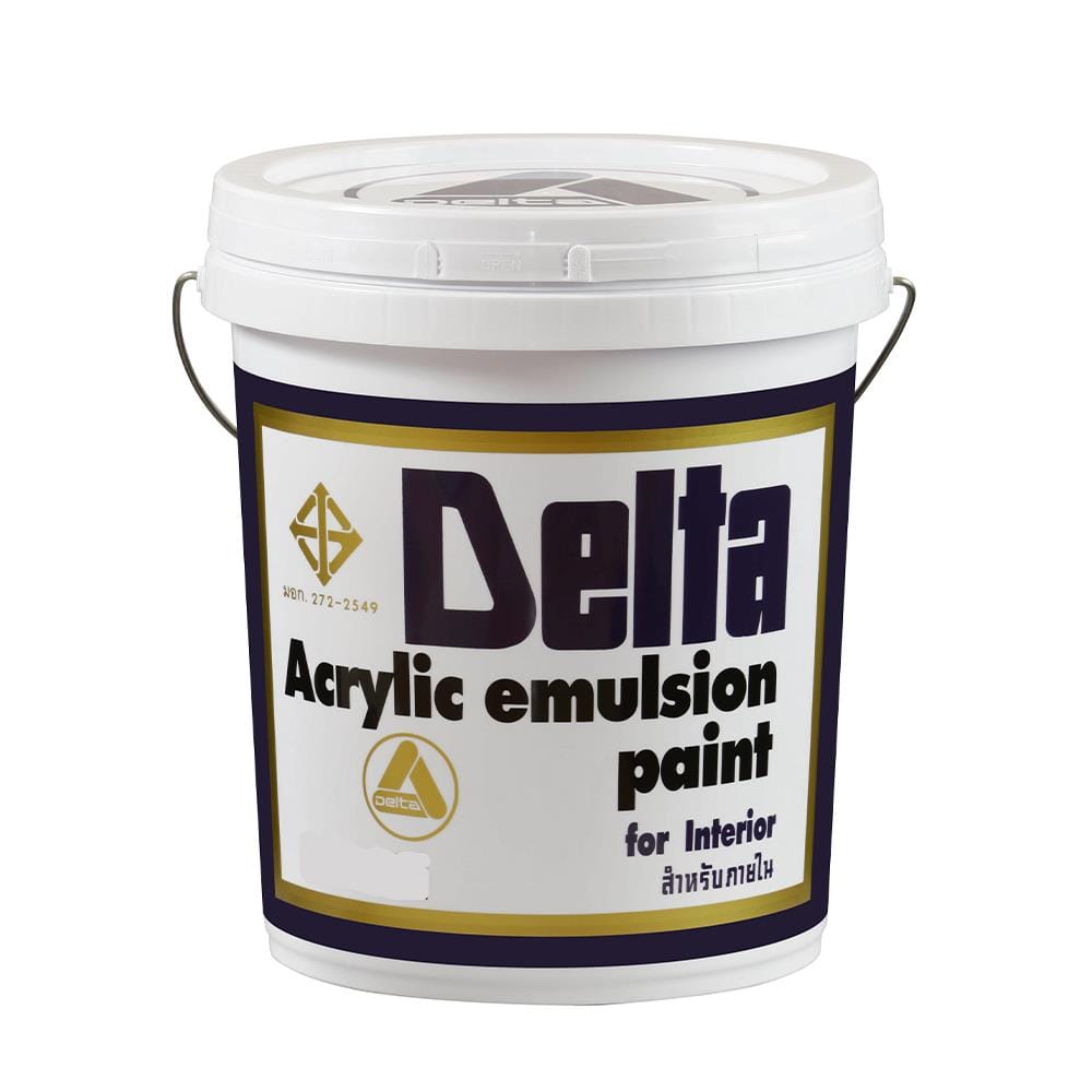 สีน้ำทาภายใน DELTA MATT #199 สีขาว ด้าน 1 แกลลอน