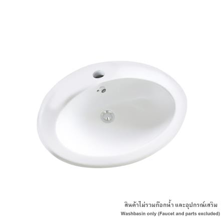 อ่างล้างหน้าฝังบนเคาน์เตอร์ AMERICAN STANDARD TF-0477 สีขาว