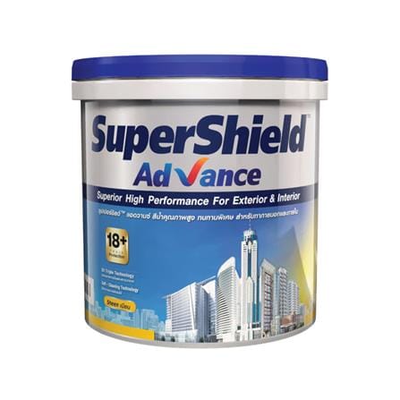 สีน้ำทาภายนอก ชนิดเนียน TOA SUPERSHIELD ADVANCE BASE B 1 แกลลอน