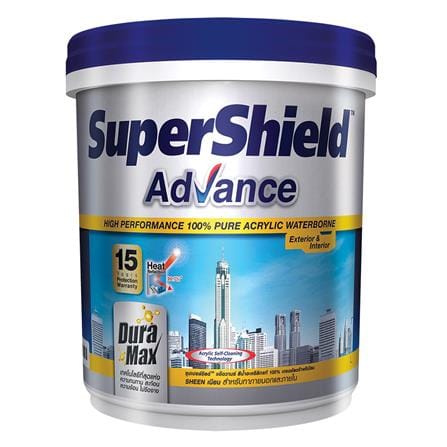 สีน้ำทาภายนอก TOA SUPERSHIELD ADVANCE BASE C เนียน...