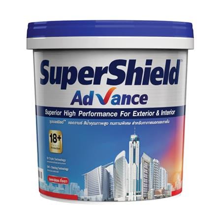 สีน้ำทาภายนอก ชนิดกึ่งเงา TOA SUPERSHIELD ADVANCE ...
