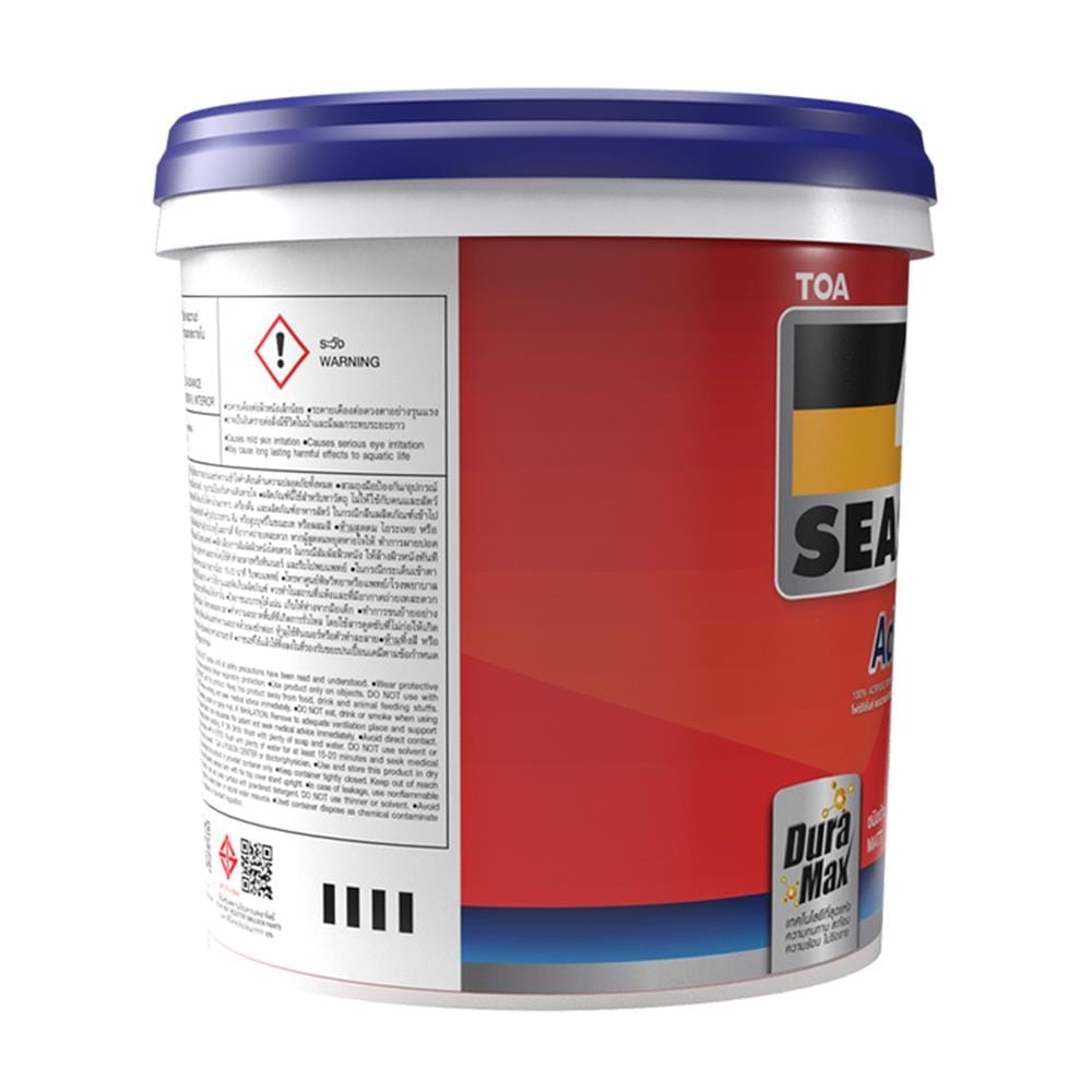 สีน้ำทาภายนอก ชนิดด้าน TOA 4 SEASONS ADVANCE BASE D สีขาว 2.5 แกลลอน