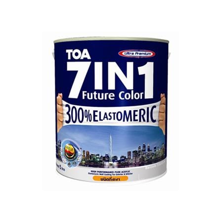 สีน้ำทาภายนอก TOA 7 IN 1 BASE C กึ่งเงา 10 ลิตร