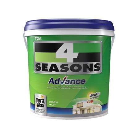 สีน้ำทาภายใน TOA 4 SEASONS ADVANCE BASE B ด้าน 2.5 แกลลอน_0