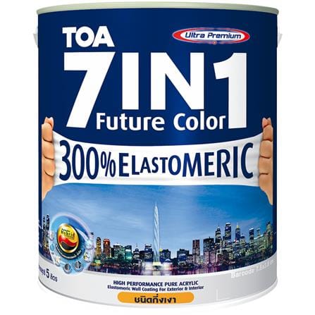 สีน้ำทาภายนอก TOA 7 IN 1 BASE A กึ่งเงา 10 ลิตร_0