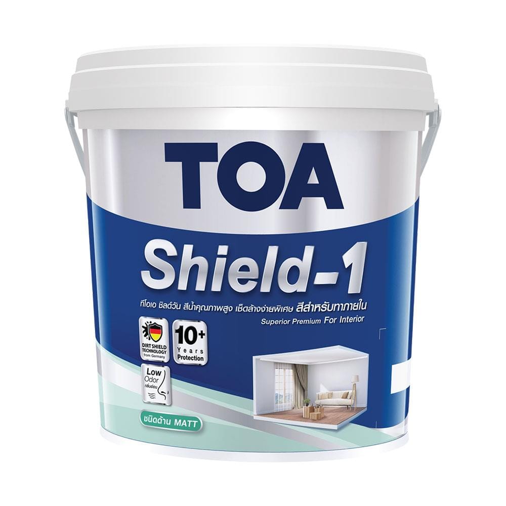 สีน้ำทาภายใน TOA SHIELD-1 BASE B ด้าน 2.5 แกลลอน