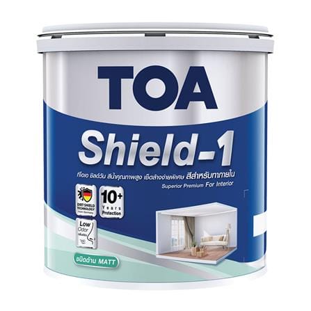 สีน้ำทาภายใน TOA SHIELD-1 BASE B ด้าน 1 แกลลอน_0
