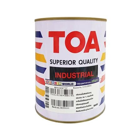 สีพ่นอุตสาหกรรม TOA INDUSTRAIL LACQUER BASE B เงา 1/4 แกลลอน_0