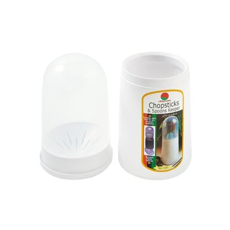 ที่ใส่อุปกรณ์ตะเกียบ 1 ช่องกลม MICRONWARE 1197 สีขาว_1