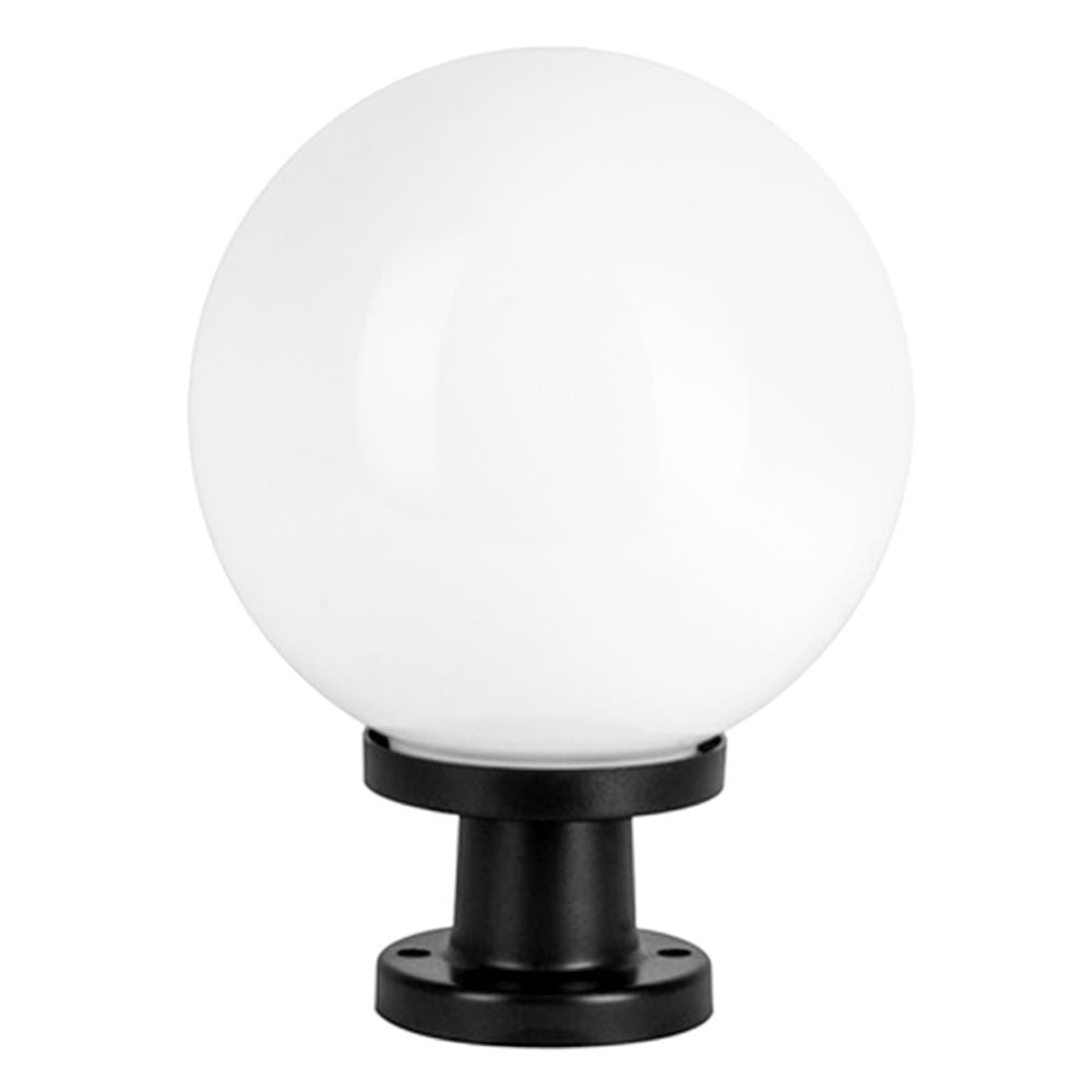 ไฟหัวเสา L&E BDR610/B สีขาว/ดำ