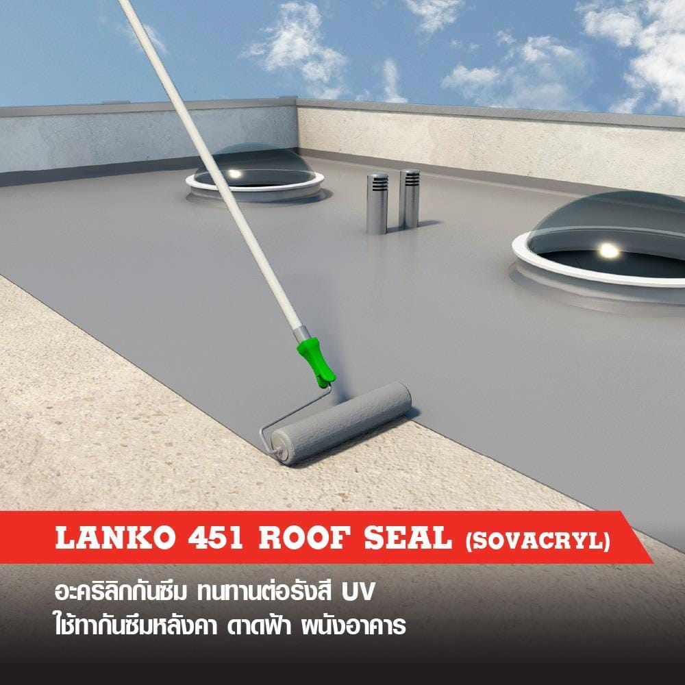 อะคริลิกกันซึม LANKO 451 5 กก. สีขาว
