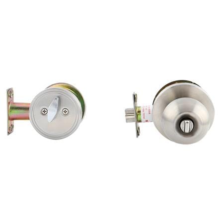 ชุดลูกบิดประตู หัวกลม (พร้อม DEADBOLT) MUL-T-LOCK DTSS-8309(S) สีสเตนเลส_2