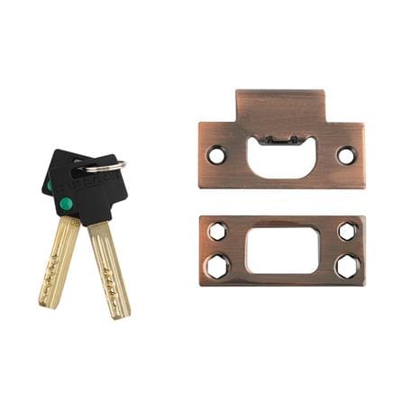 ชุดลูกบิดประตู หัวกลม (พร้อม DEADBOLT) MUL-T-LOCK DTAC-8303(S) สีทองแดงรมดำ_5