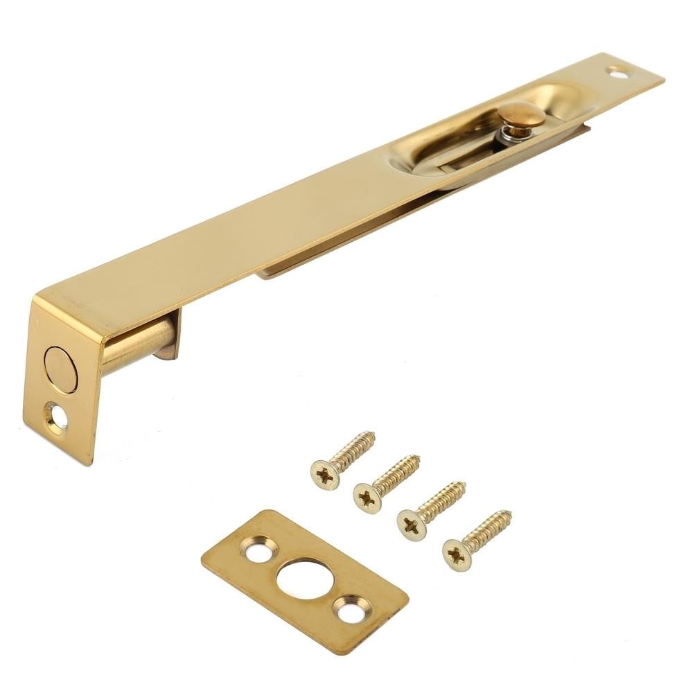 กลอนฝัง MUL-T-LOCK UP-DOWN 8 นิ้ว สีทอง