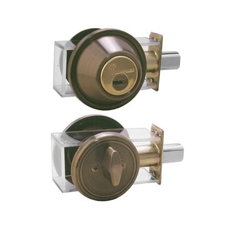 ชุดลูกบิดประตู หัวกลม (พร้อม DEADBOLT) MUL-T-LOCK DTAB-8302 สีทองเหลืองรมดำ_0