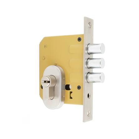 ตลับกุญแจ MORTISE  MUL-T-LOCK 4M สีทอง/สเตนเลส