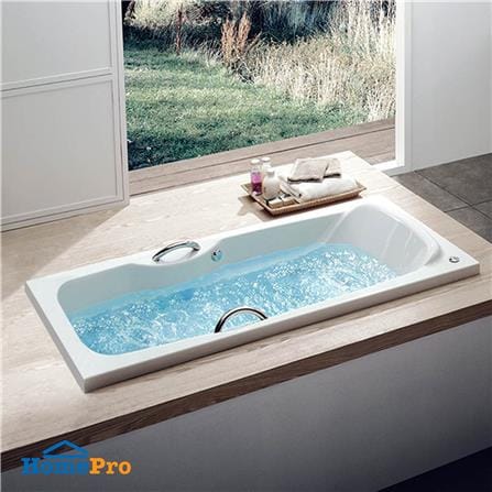 อ่างอาบน้ำวน แบบฝัง CRISTINA OZ-PA-160075WP 160 ซม. สีขาว_1