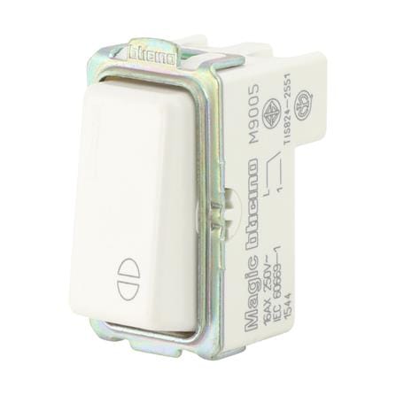 สวิตช์ 1 ทาง BTICINO SM9005 ขนาด 1 ช่อง สีขาว_1