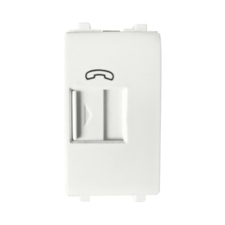 เต้ารับโทรศัพท์ SCHNEIDER 6P/4C 3031RJ64M-T สีขาว_0