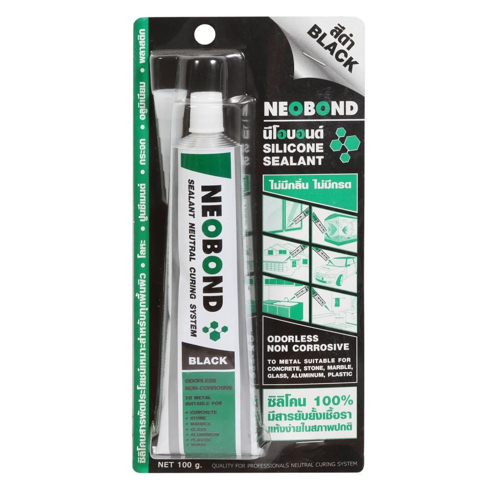 ซิลิโคนไร้กรด NEOBOND 100 ก. สีดำ