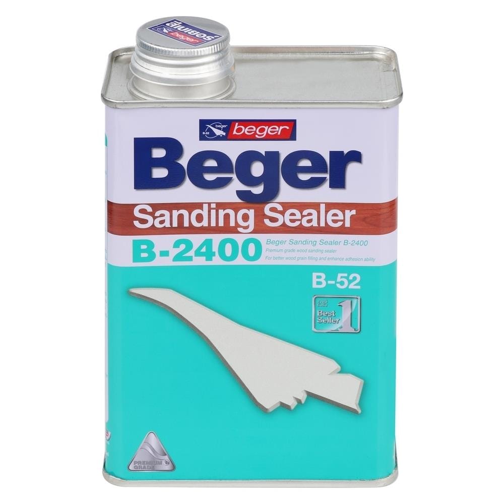 สีรองพื้นไม้ BEGER SANDING SEALER B2400 1/4 แกลลอน