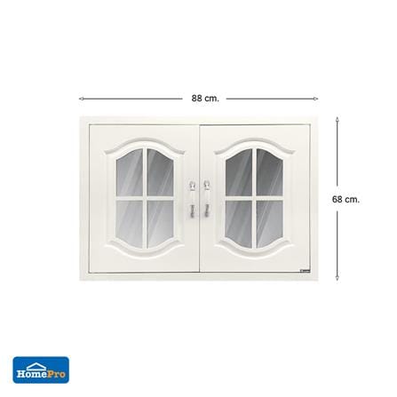 ตู้คู่ ABS CABIN IRIS 88x33 ซม. สีครีม_3