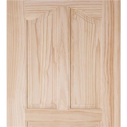 ประตูไม้สนนิวซีแลนด์ ไม่เจาะลูกบิด MODERN DOORS L.118-5 80x200 ซม. สีธรรมชาติ_1