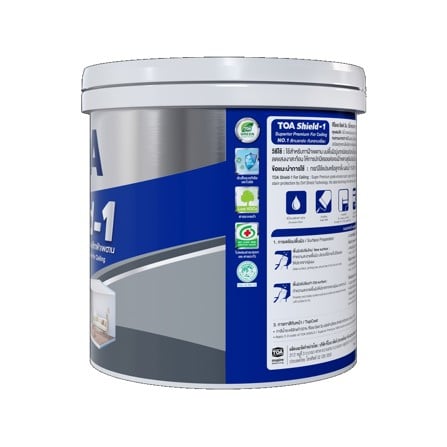 สีน้ำทาฝ้าเพดาน ชนิดด้าน TOA SHIELD-1 E777 1 แกลลอน_1