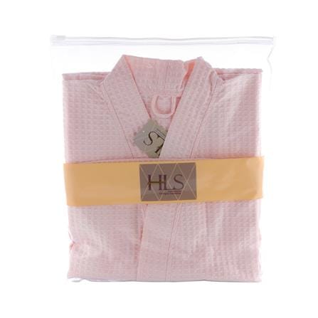 ชุดคลุมอาบน้ำ HOME LIVING STYLE WAFFLE สีชมพู_2