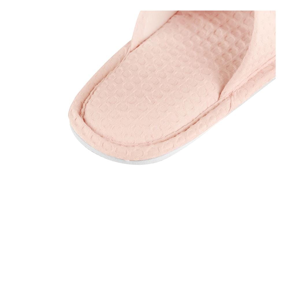 รองเท้าสลิปเปอร์ HOME LIVING STYLE WAFFLE WAFFLE สีชมพู