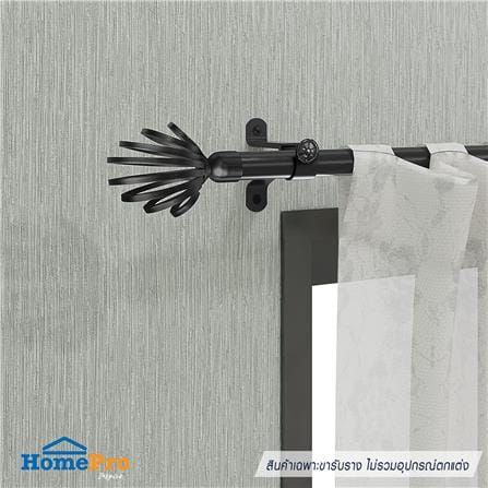 ขารับราง 1 ชั้น เหล็ก HOME LIVING STYLE 19 มม. สีดำ_4