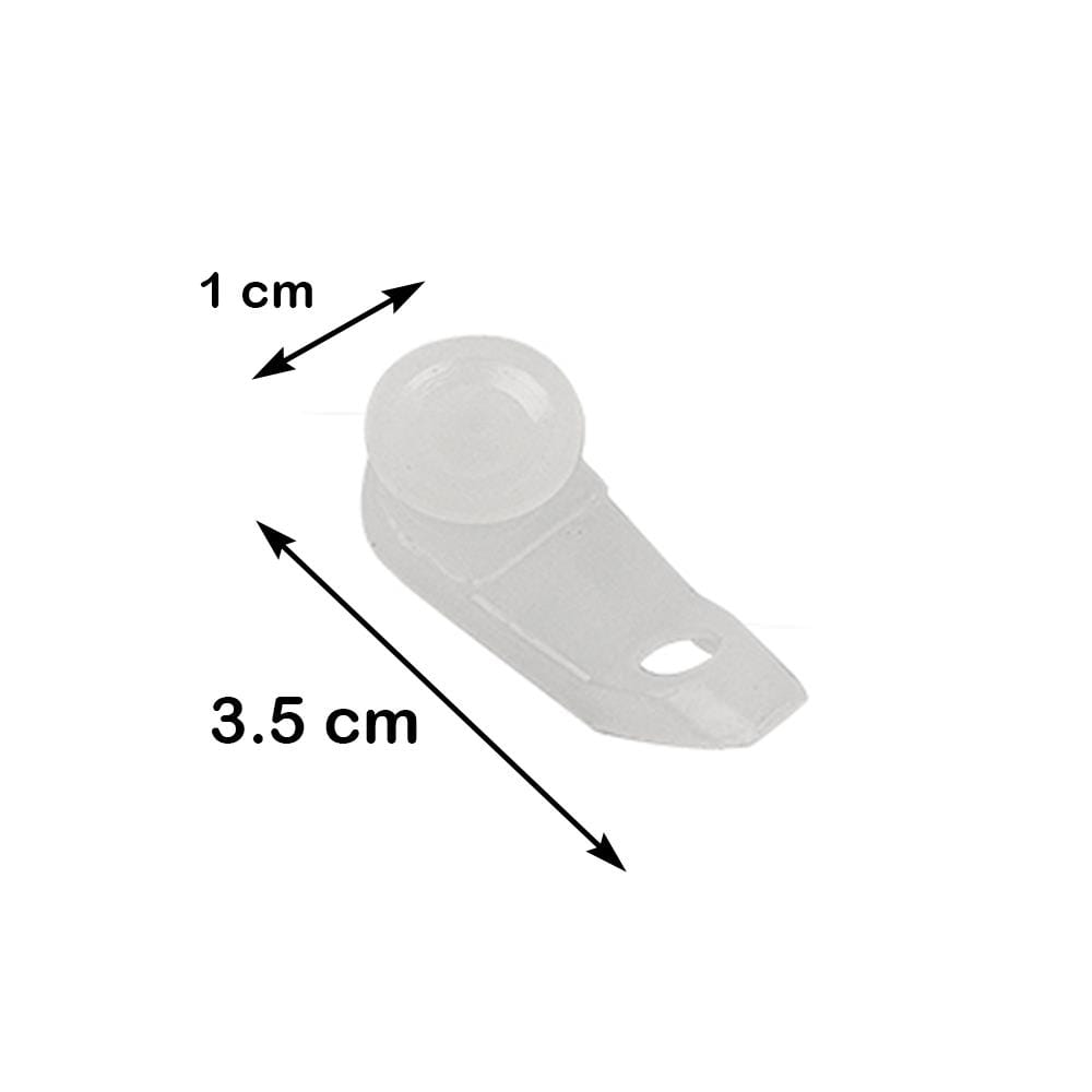 PLASTIC WHEEL CURTAIN TRACK ROLLER HOME LIVING STYLE 50PCS