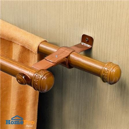 ขารับราง 2 ชั้น เหล็ก HOME LIVING STYLE 25 มม. สีน้ำตาล_4