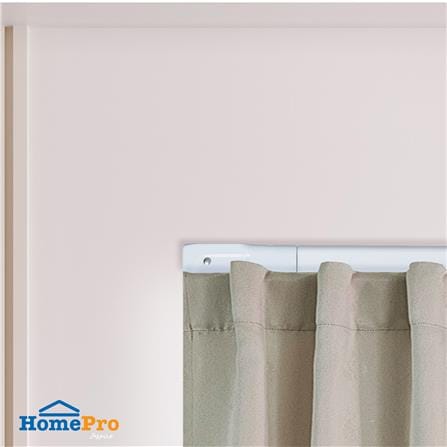 รางอะลูมิเนียม ยืดหด HOME LIVING STYLE ซี 122-225 ซม. สีขาว_3