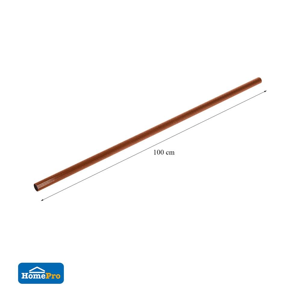 รางผ้าม่าน D.I.Y. HOME LIVING STYLE อะลูมิเนียม 1 ม. สีน้ำตาล