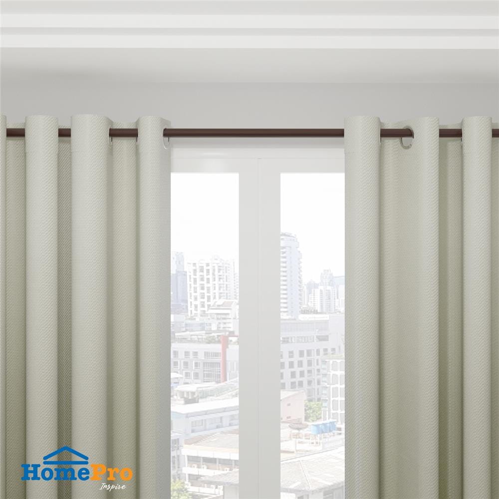 รางผ้าม่าน D.I.Y. HOME LIVING STYLE อะลูมิเนียม 1.5 ม. สีน้ำตาลเข้ม