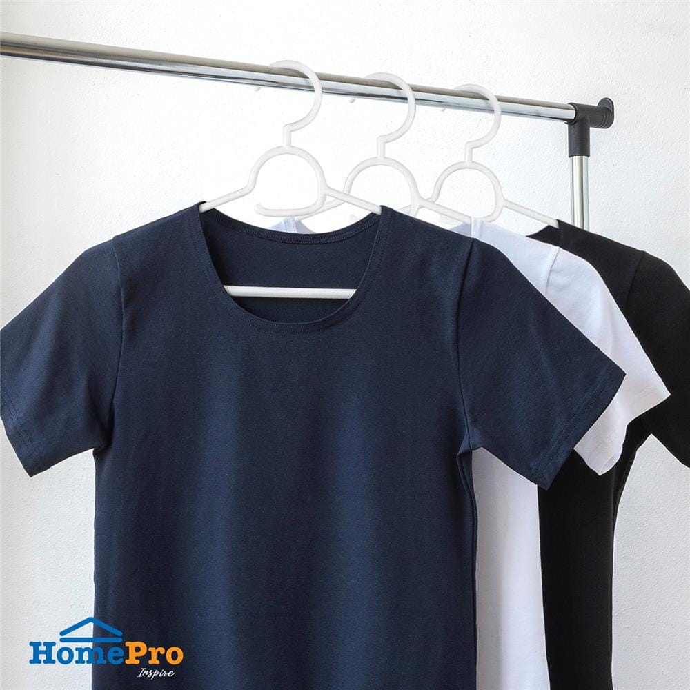 ไม้แขวนเสื้อ PLIM H1175,P1175 สีขาว แพ็ค 6 ชิ้น