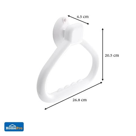 ห่วงแขวนผ้า BATH TIME 1429BT สีขาว_4