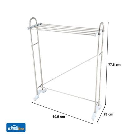 ราวพาดผ้าสเตนเลส1ชั้น 65.5cm 5เส้น PLIM_6