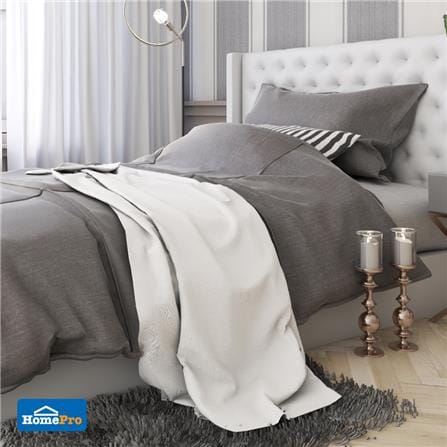 ผ้าห่มขนหนู HOME LIVIN STYLE 60X80 นิ้ว สีขาว_0