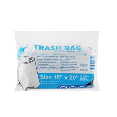 GARBAGE BAGS WITH STAR SEALED BOTTOM ACCO 18XGARBAGE BAGS WITH STAR SEALED BOTTOM ACCO 18X...