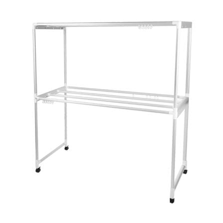 8-BAR ALUMINUM DRYING CLOTHES RACK WITH CASTERS PLIM 1.5M
