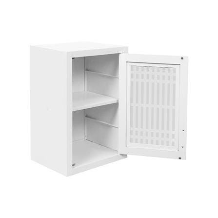 ตู้เดี่ยว ABS CABIN GROOVE 48x68 ซม. สีขาว_2