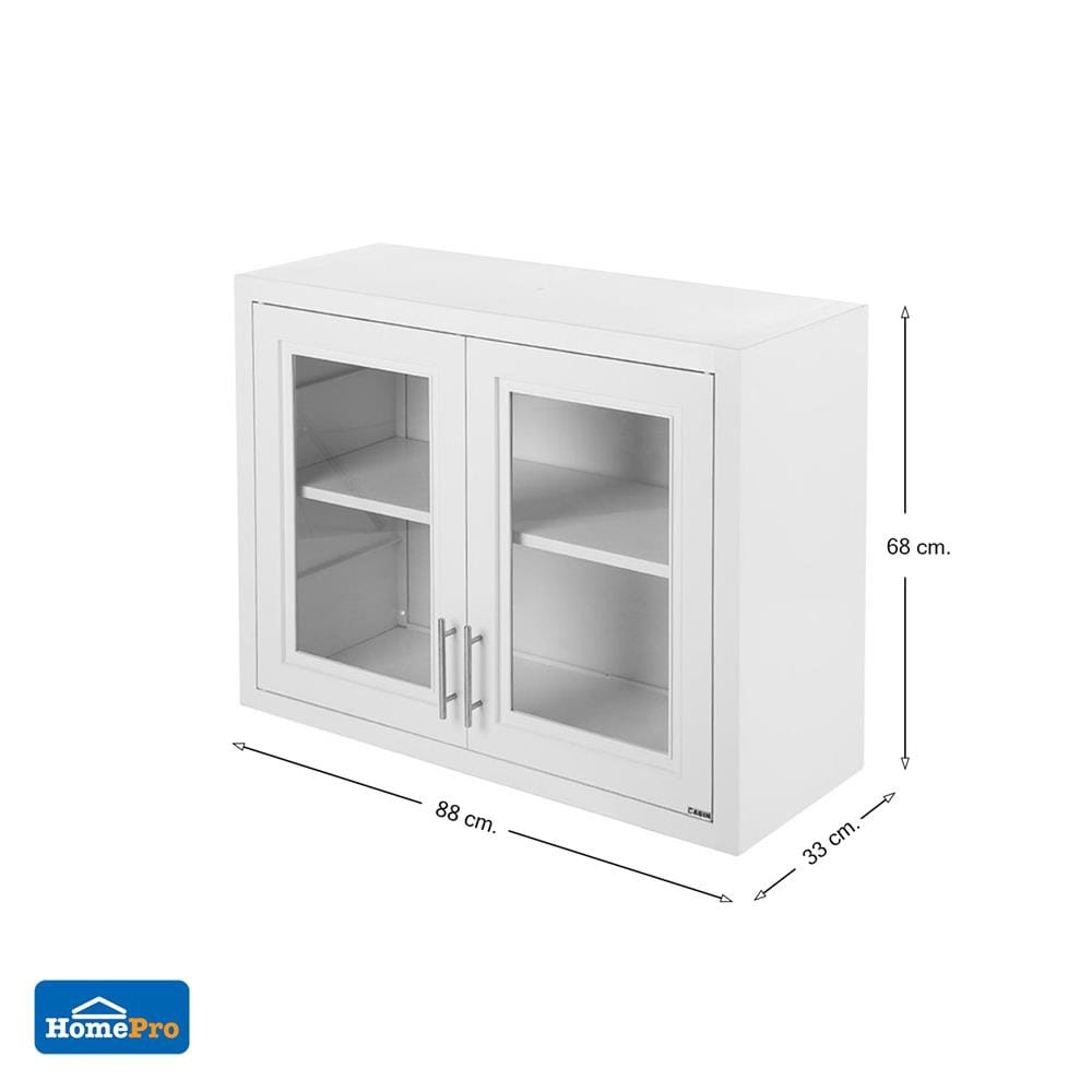 ตู้คู่ CABIN FRAME 88x68 ซม. สีขาว