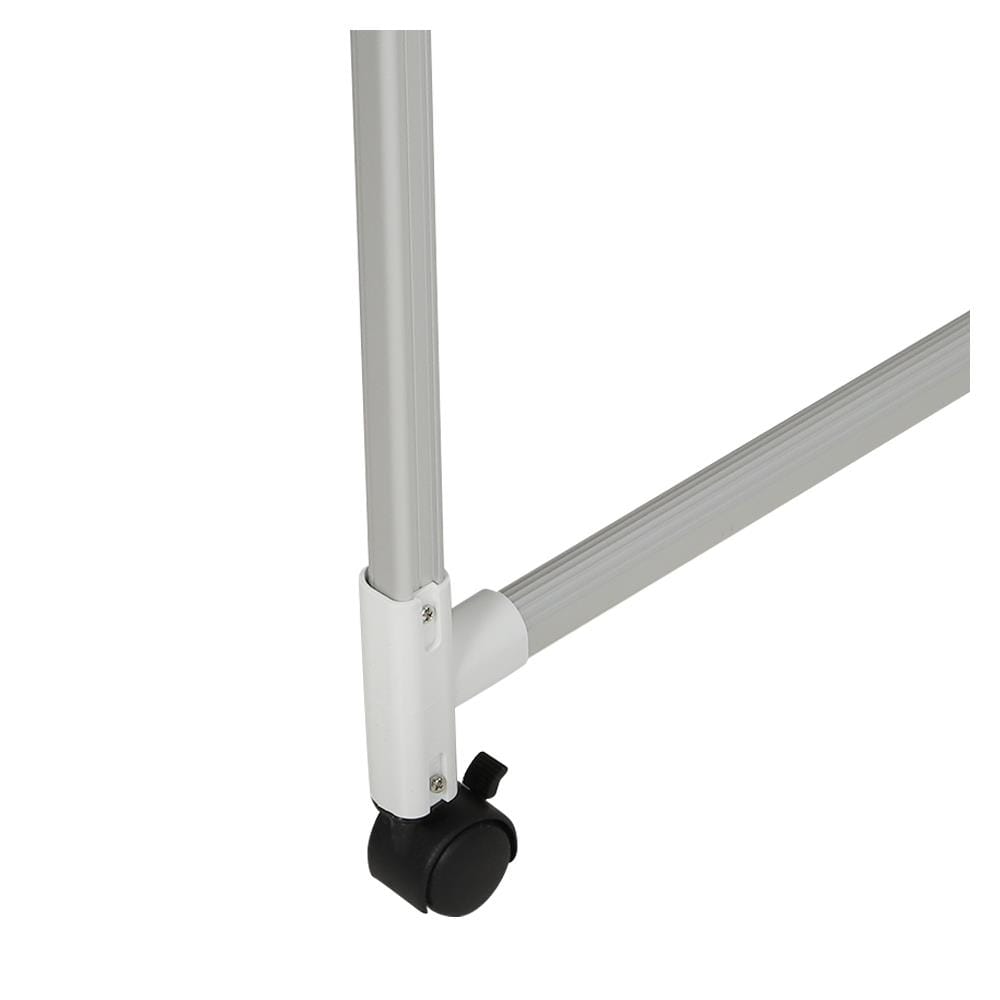 8-BAR ALUMINUM CLOTHES RACK WITH CASTERS PLIM 2M
